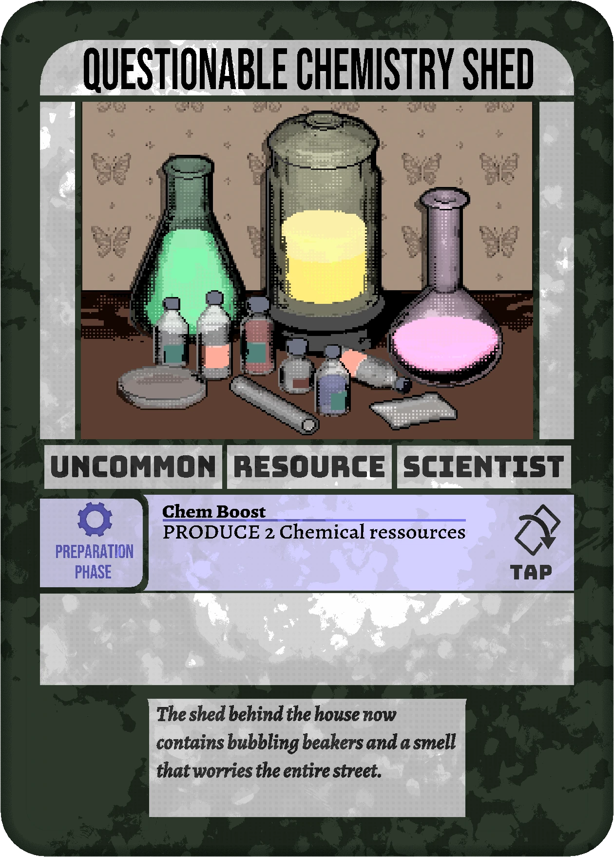 Questionable Chemistry Shed